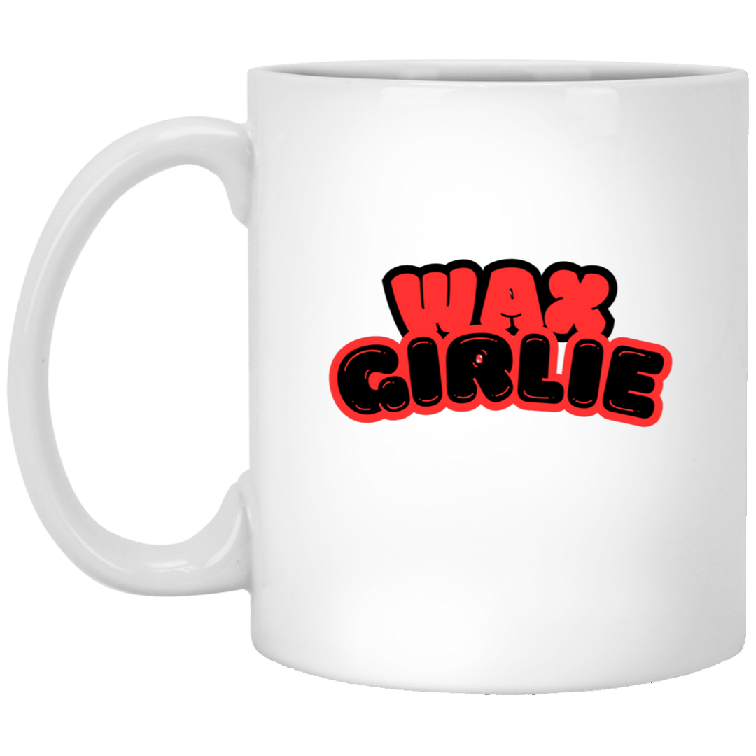 Wax Girlie 11oz White Mug